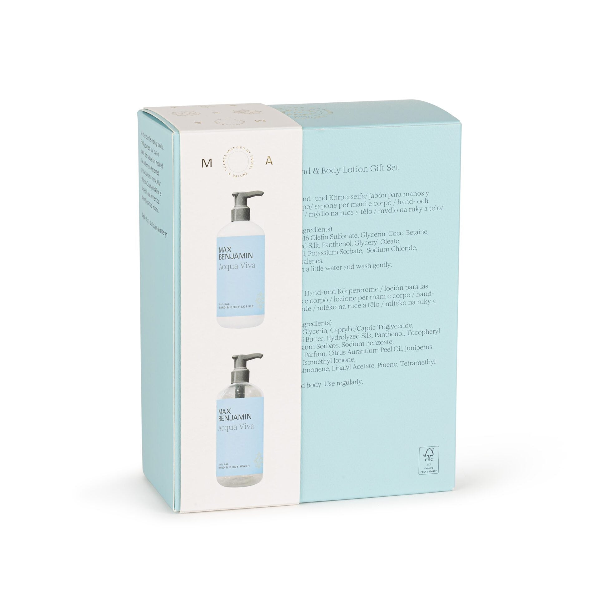 Max Benjamin - Mains &amp; Corps 300ml - Acqua Viva 