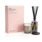 Coffret Cadeau Bougie Parfumée et Bâtonnets Diffuseurs - French Linen Water