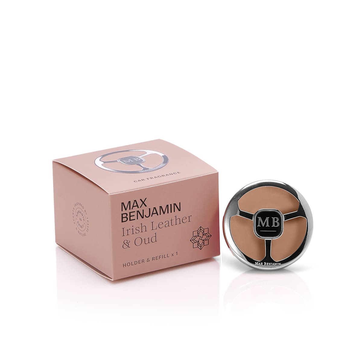 Max Benjamin - Autoparfum Starter Kit - Irish Leather & Oud