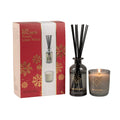 Max Benjamin - Scented Candle &amp; Reed Diffuser Gift Set Christmas - French Linen Water 