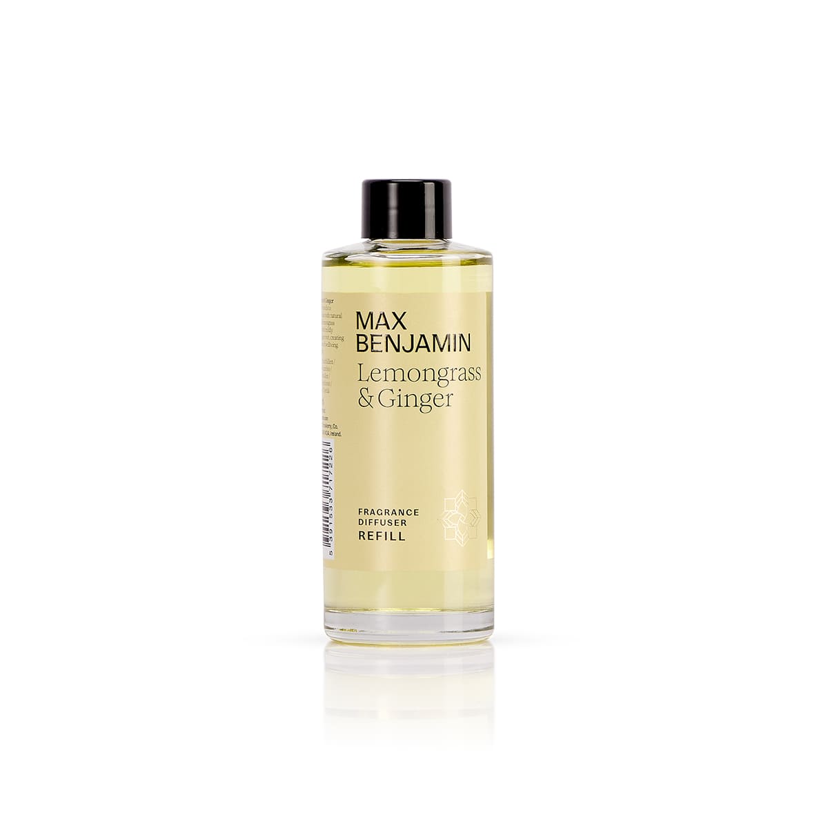Max Benjamin - Geurstokjes Navulling 150 ml - Lemongrass & Ginger