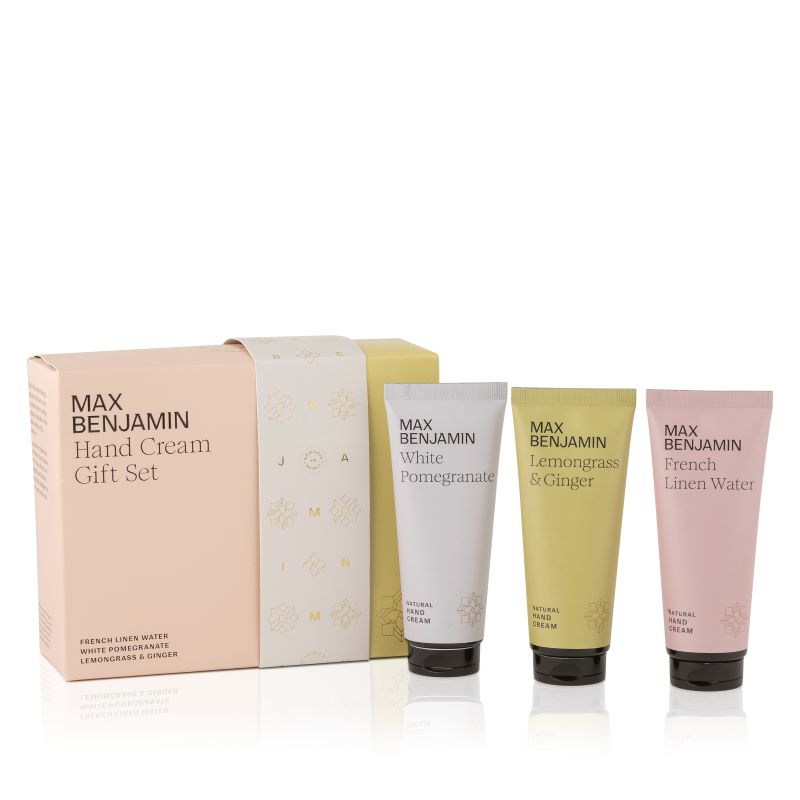 Coffret cadeau de crème pour les mains Max Benjamin - Agrumes et Fruits 