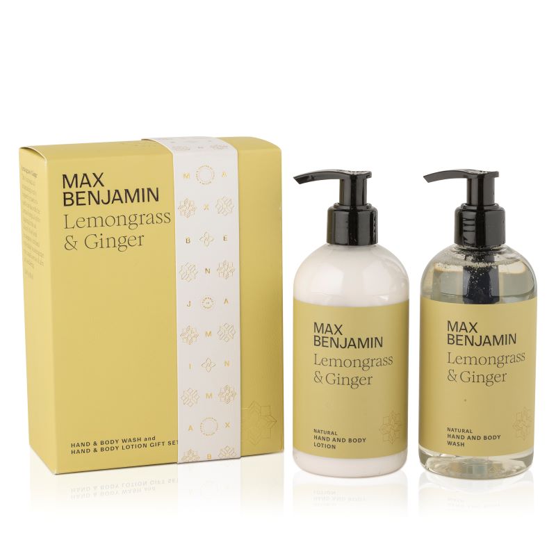Max Benjamin - Soin Mains &amp; Corps 300 ml - Citronnelle &amp; Gingembre 