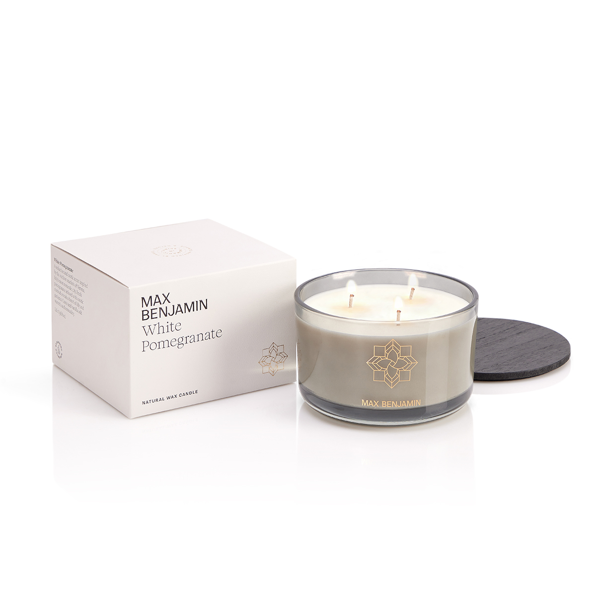 3-Wick Geurkaars - White Pomegranate