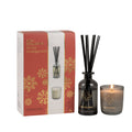 Max Benjamin - Scented Candle &amp; Reed Diffuser Gift Set Christmas - White Pomegranate 