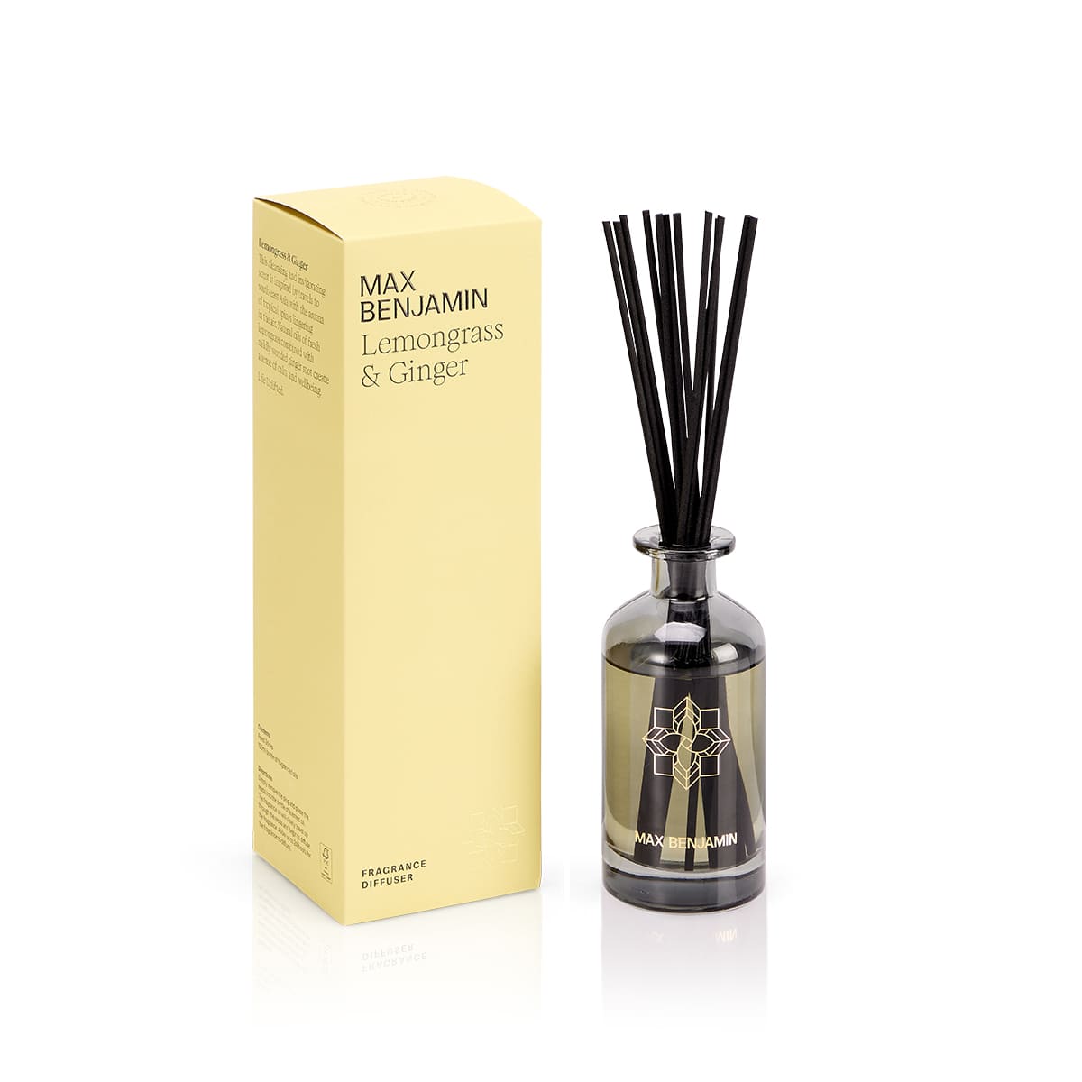 Max Benjamin - Geurstokjes 150 ml - Lemongrass & Ginger