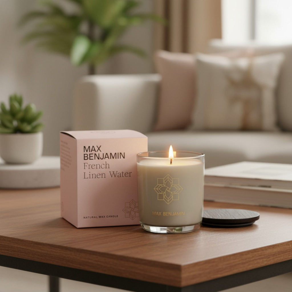Max Benjamin - Scented Candle - French Linen Water 