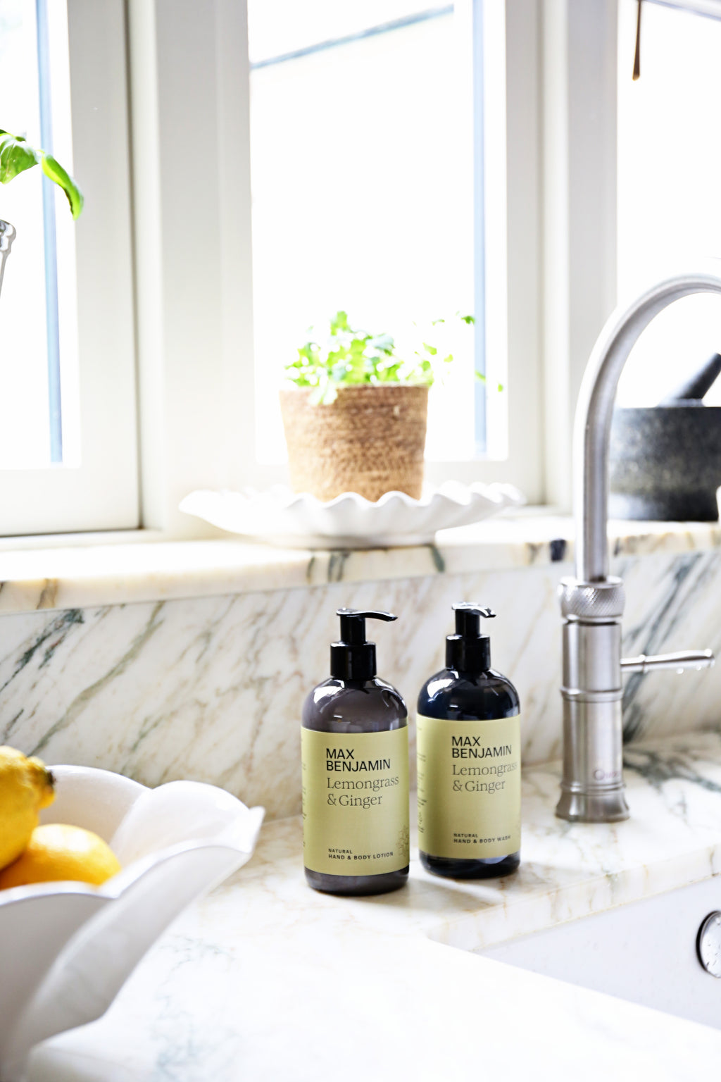 Lotion Mains & Corps + Savon Liquide 300ml - Citronnelle & Gingembre