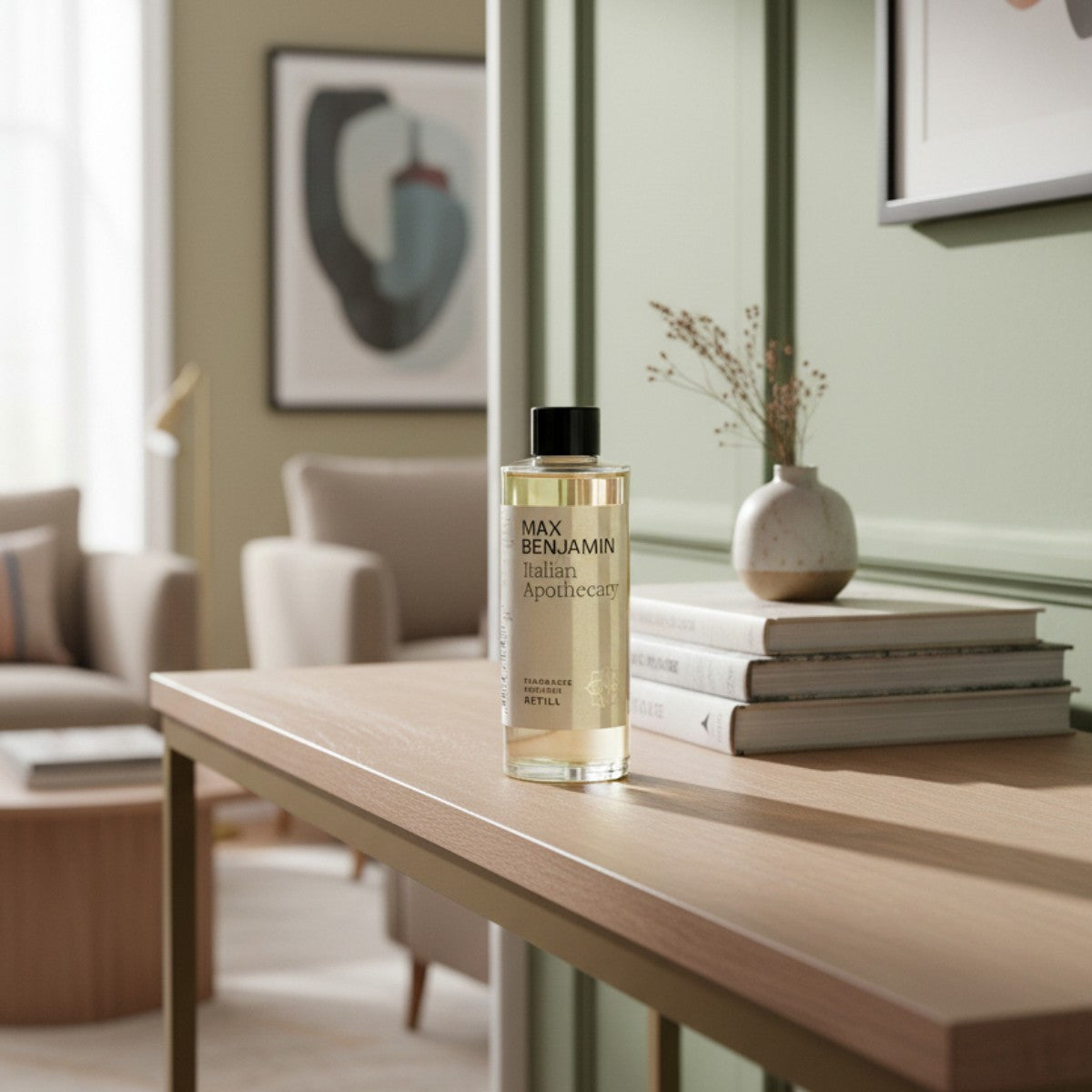 Max Benjamin - Recharges de parfum pour bâtonnets 150 ml - Apothicaire italien 