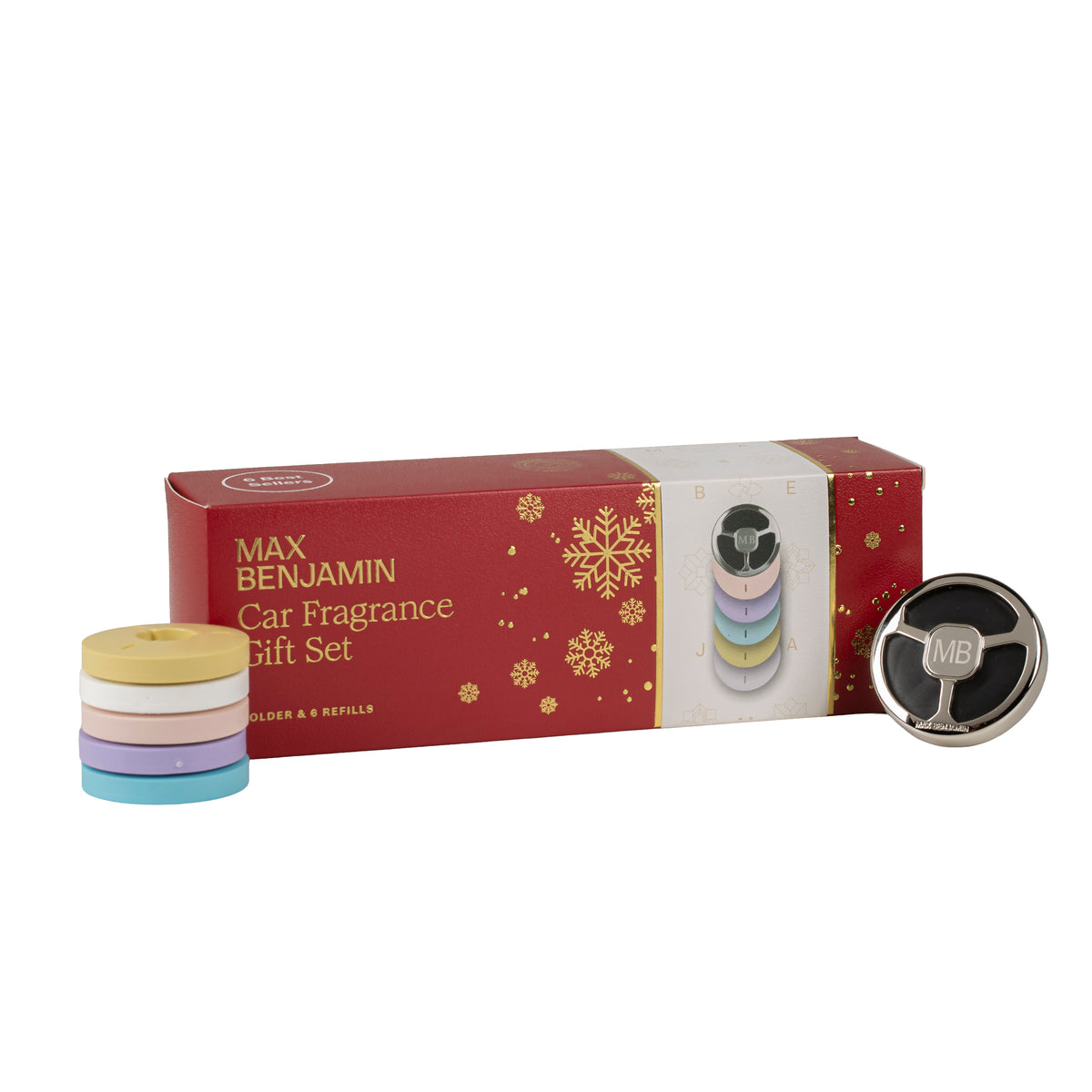 Autoparfum Variety Cadeauset - Starter Kit + 6 Navullingen