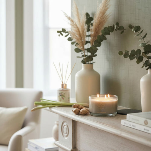 Max Benjamin - 3-Wick Geurkaars - Lemongrass & Ginger